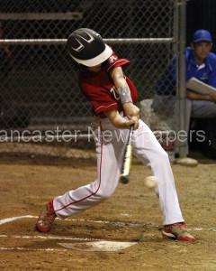 Ethan Minnich hits for the Warwick Phillies